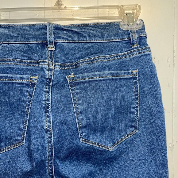PacSun Womens Super High Rise Jegging Jeans Size 25 Stretch Denim Distressed - Picture 9 of 10